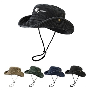 Unisex Cotton Denim Boonie Bucket Hat